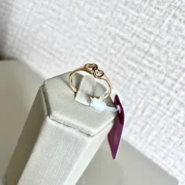 Anel Dois Corações Liso