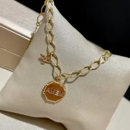 Pulseira Diamantada Amém e Pomba