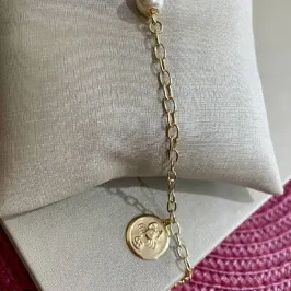 Pulseira Pérola com Escorpião