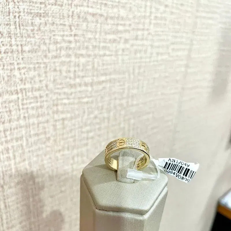 Anel Cartier Cravejado