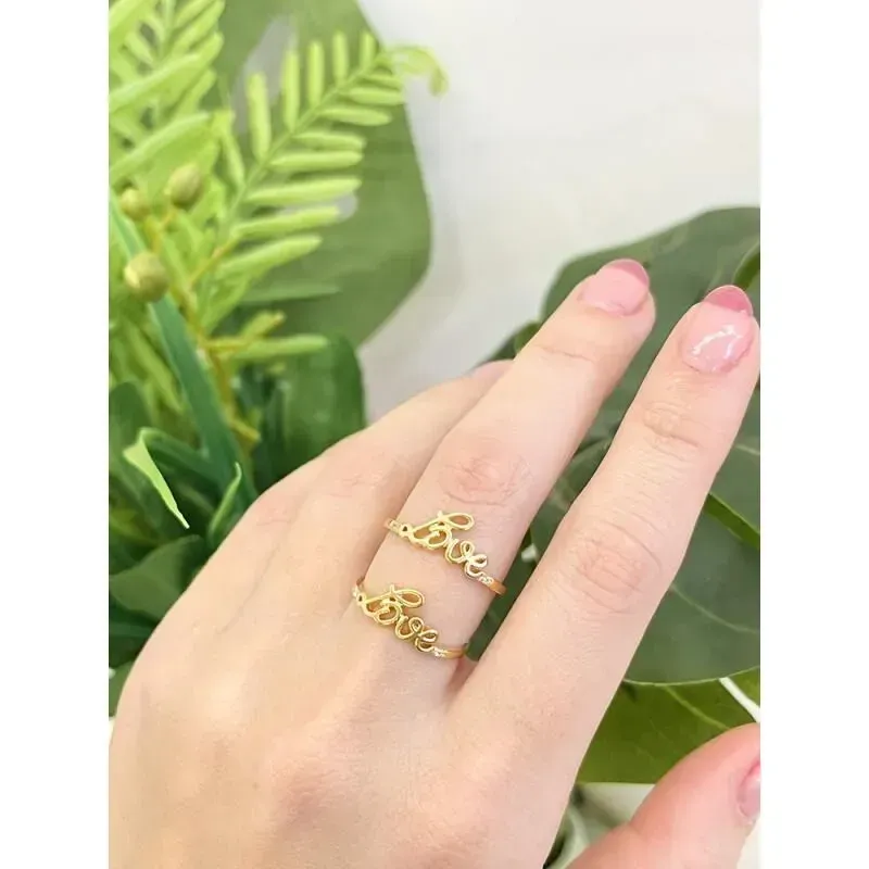 Anel Love Micro Zirconias
