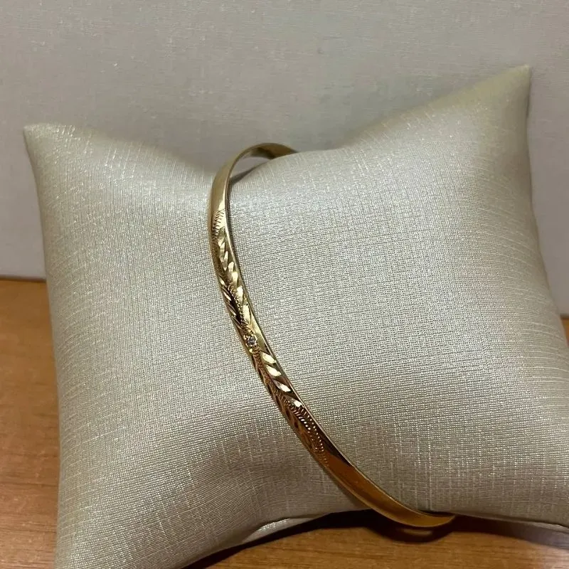 Bracelete Liso Trabalhado
