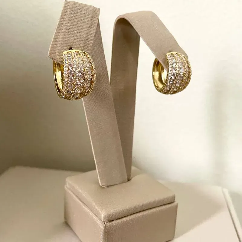 Brinco Argola Crav Zirconia