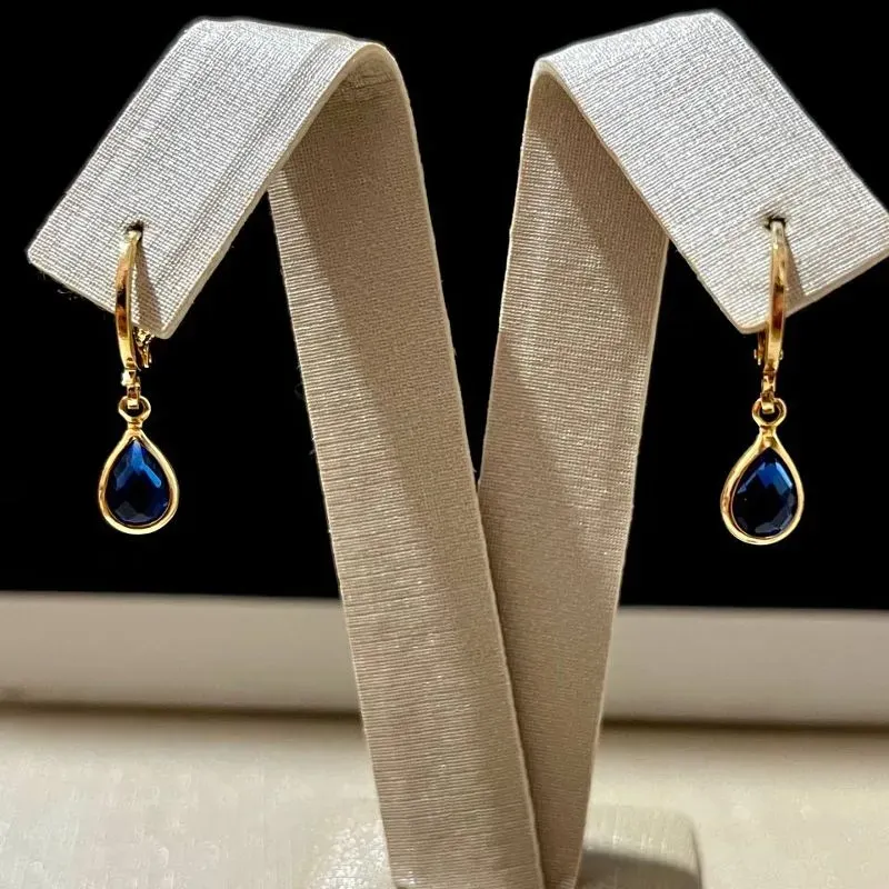 Brinco Argolinha Azul