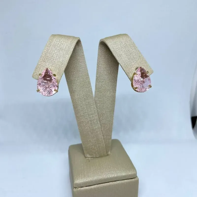 Brinco Gota Rosa