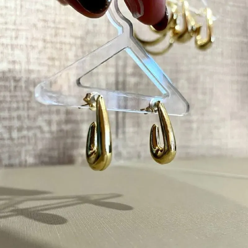Brinco Tubo Gota Pequena