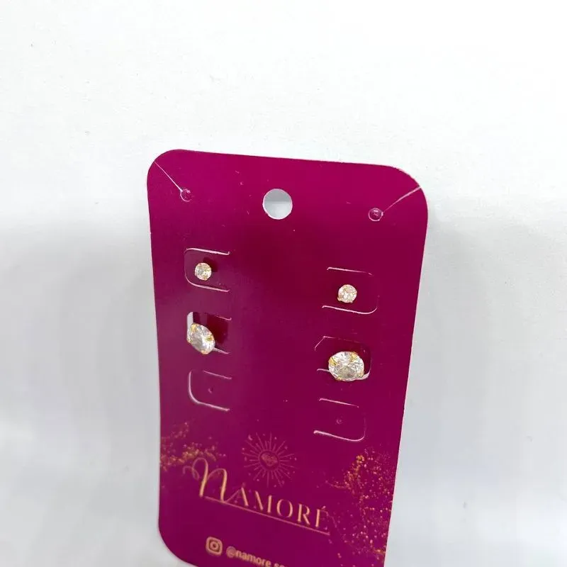Brinco Zirconia Branca P