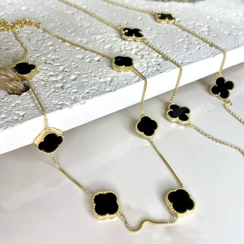 Choker Vintage Banhado Preto