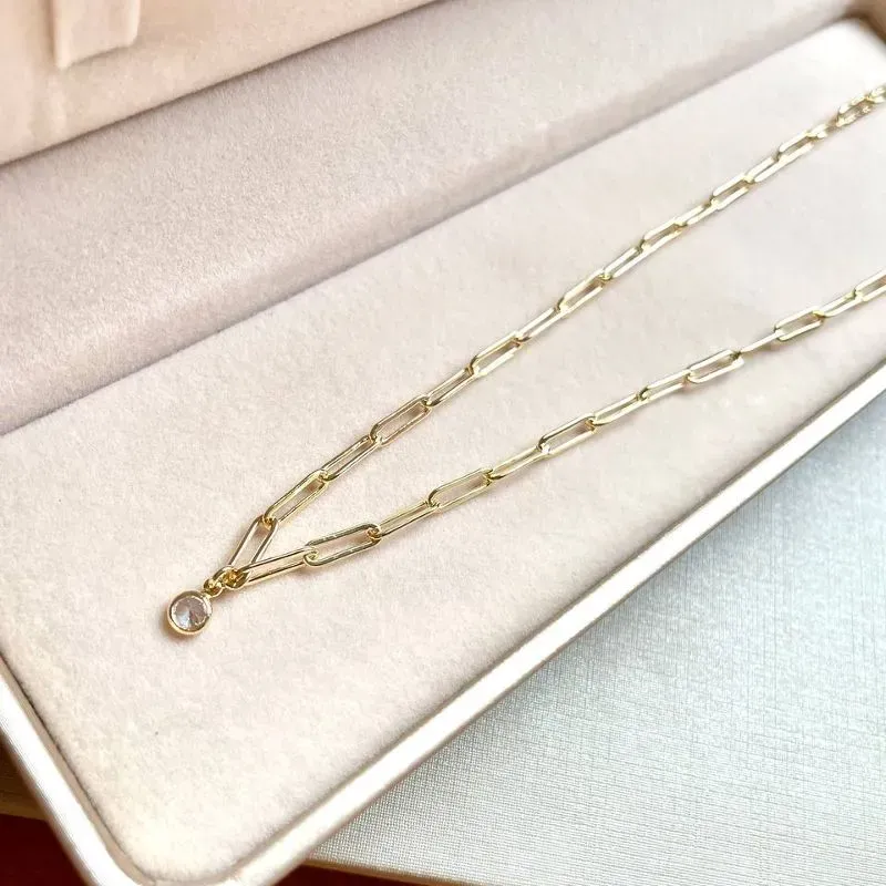 Colar Elo Cartier Pg Mini Cristal