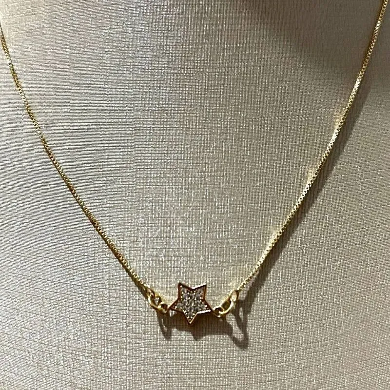 Colar Estrela Cravejada