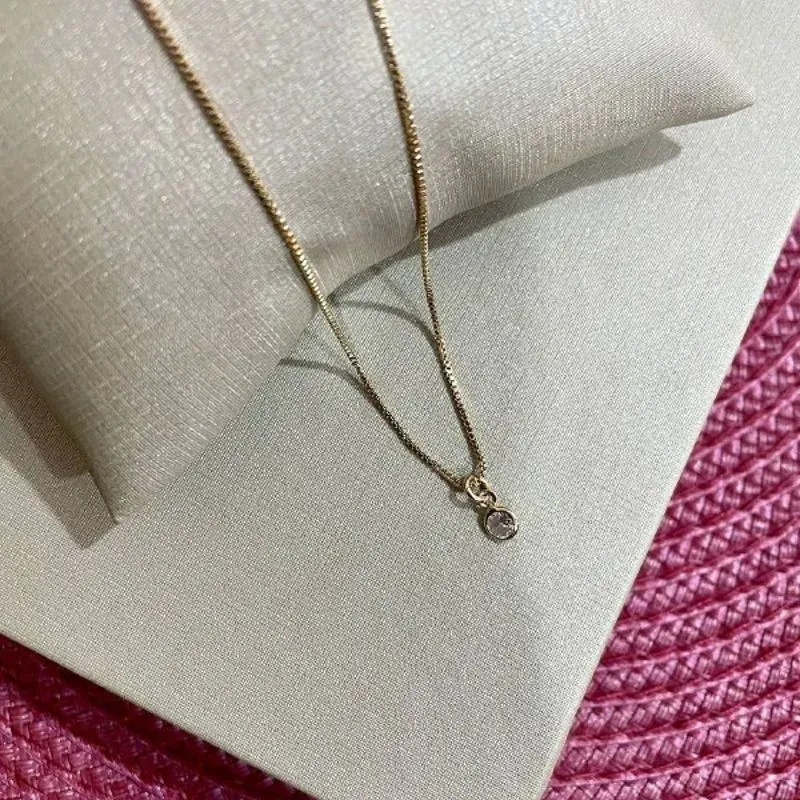 Colar Mini Cristal Elo Veneziana