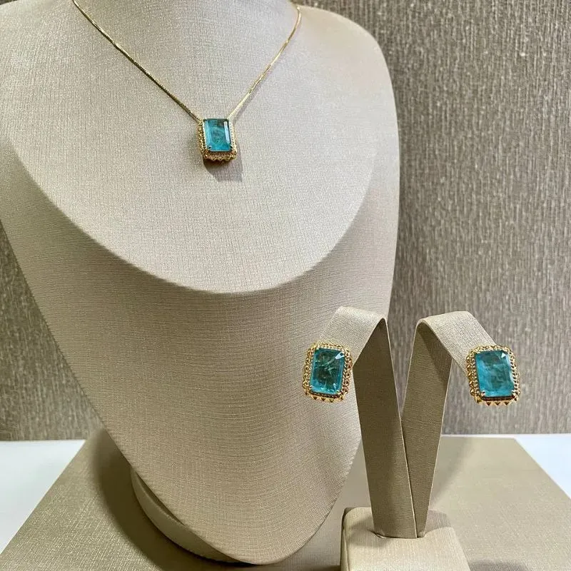 Conjunto Pedras Fusion Agua Marinha