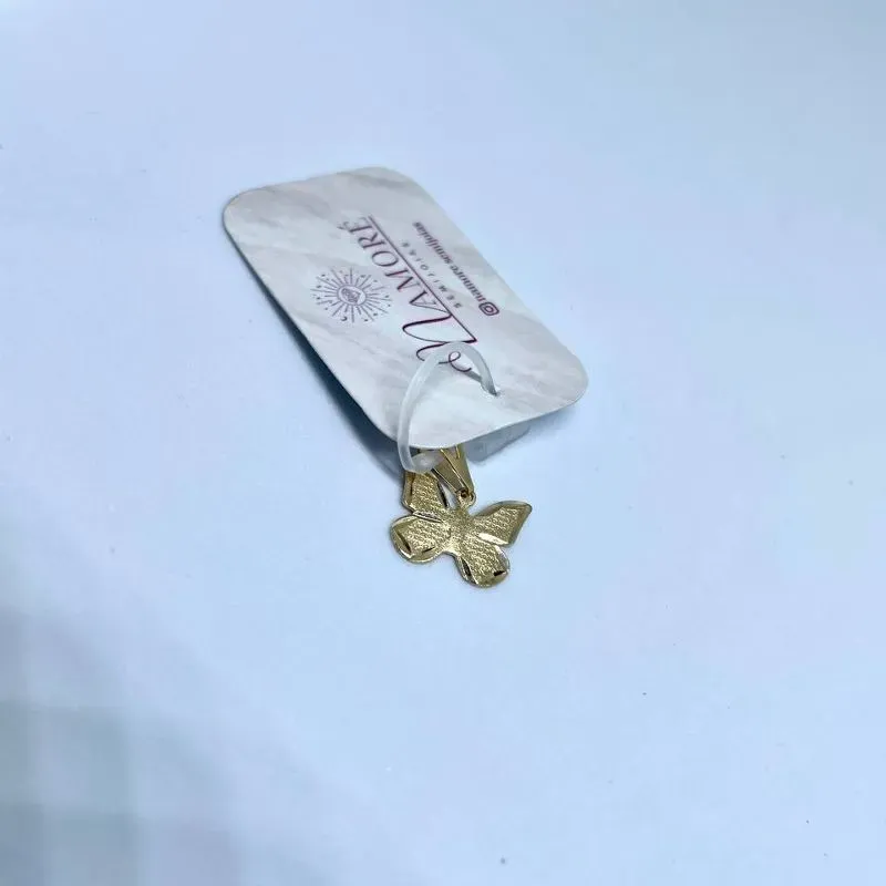 Pingente Borboleta Escovado