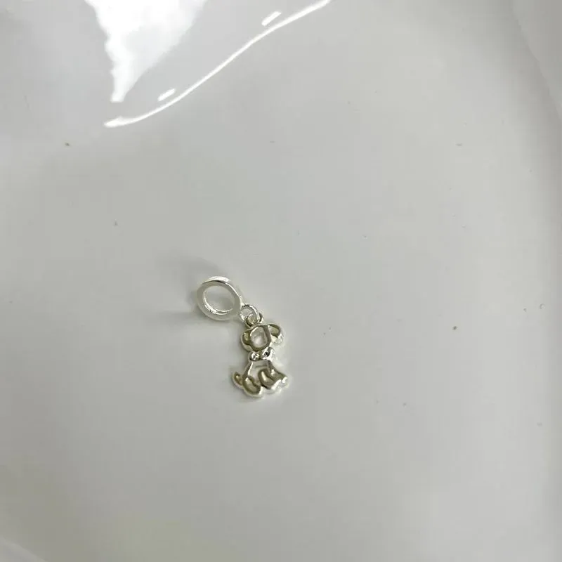 Pingente Charm Dog Prata 925