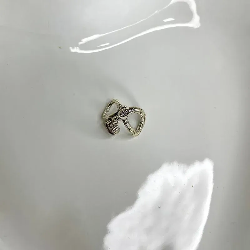 Pingente Charm Infinito Prata925 Rosa