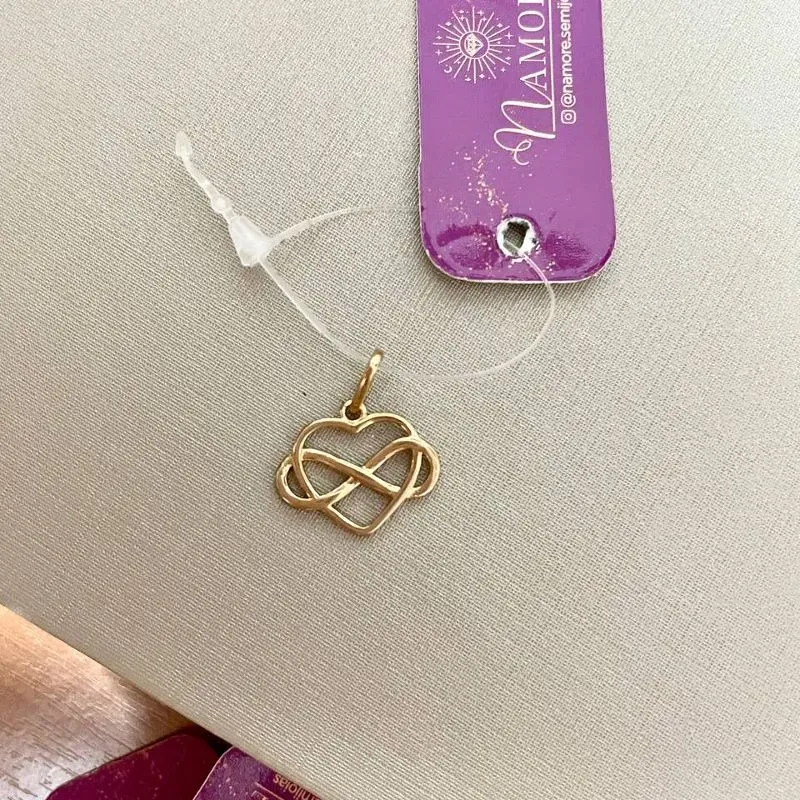 Pingente Coração Entrelaçado