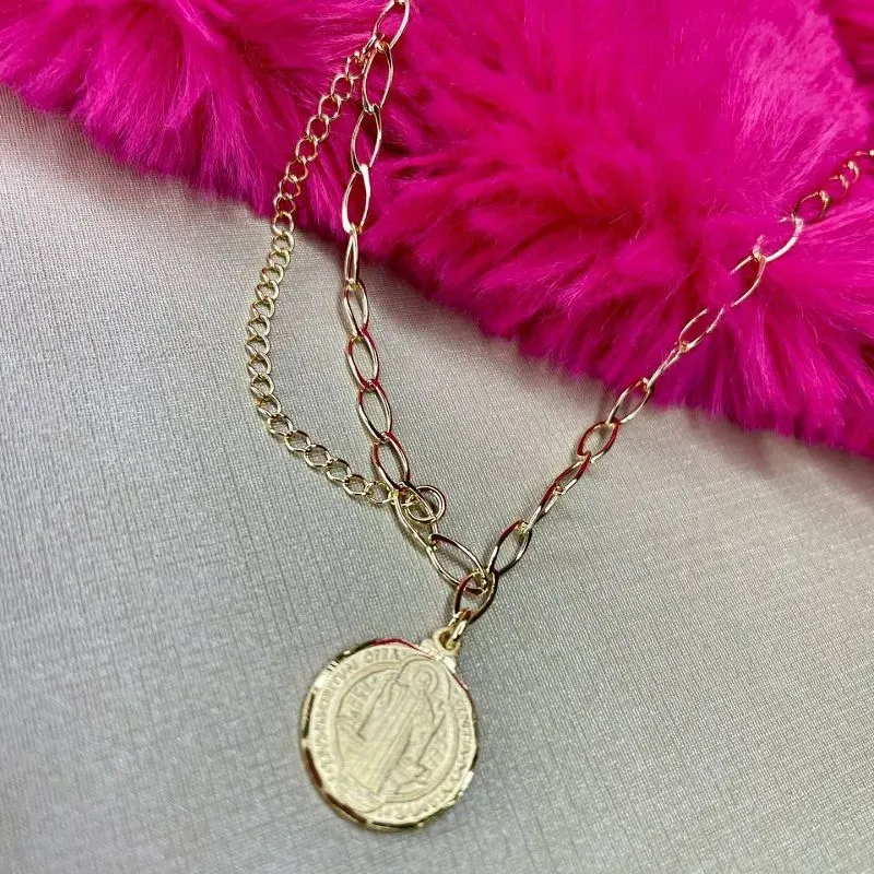 Pulseira Dupla com São Bento