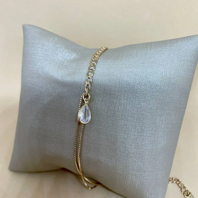 Pulseira Elo e Veneziana Gota