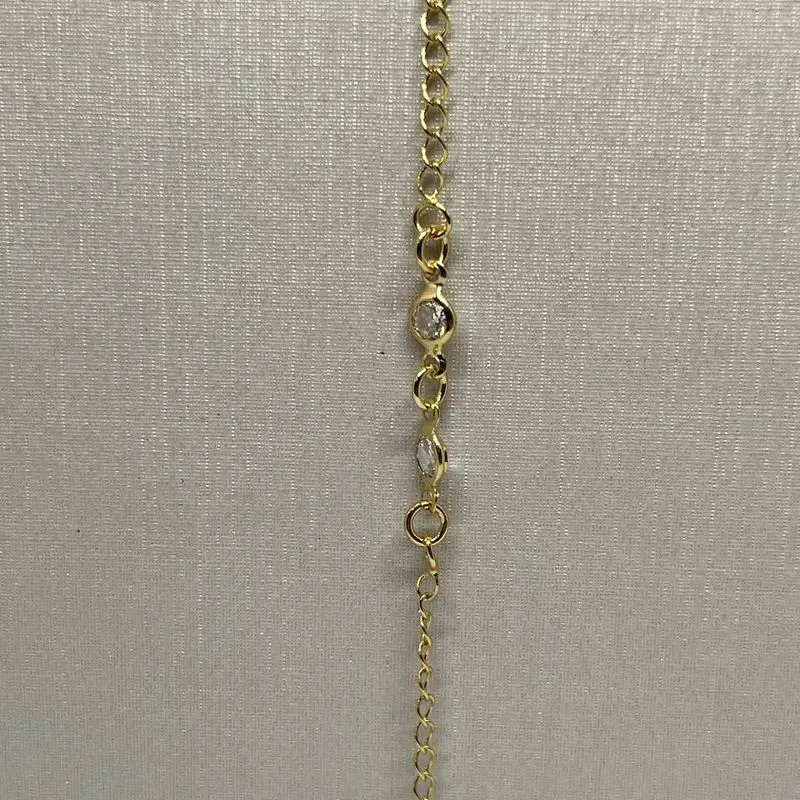 Pulseira Infantil com dois cristais