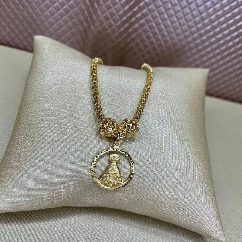 Pulseira Larga com Nossa Senhora