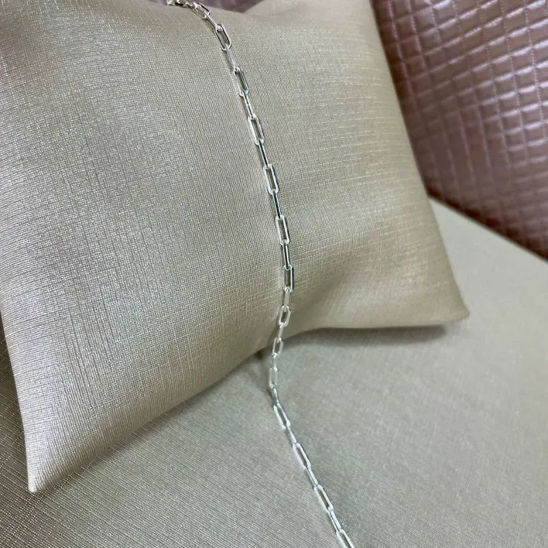 Pulseira Masculina Cartier Banhada Prata