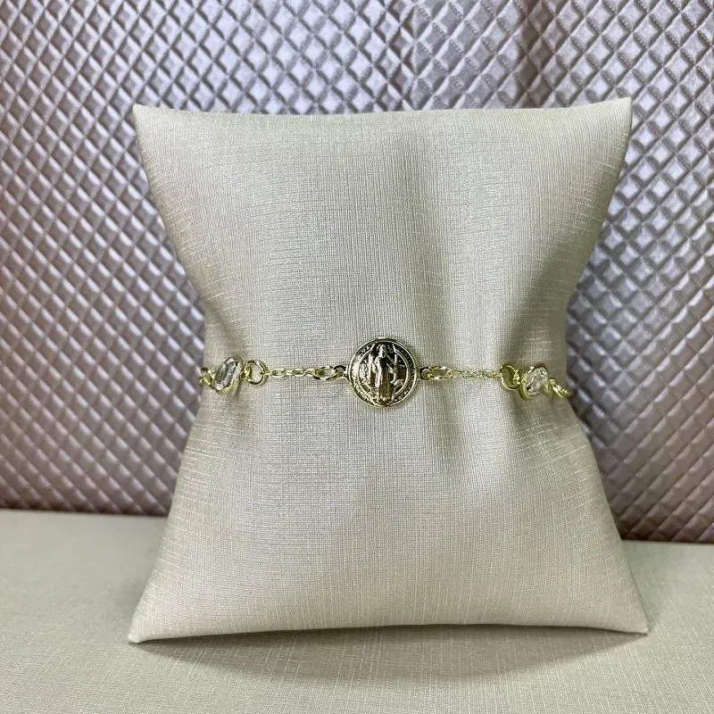 Pulseira São Bento com Cristais