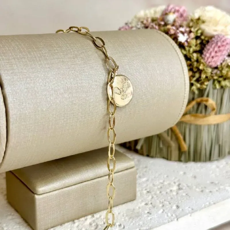 Pulseira Clássica com Pomba