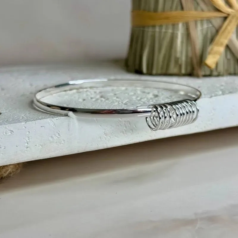 Bracelete Infinito Contido - 6,0cm - Banho AG