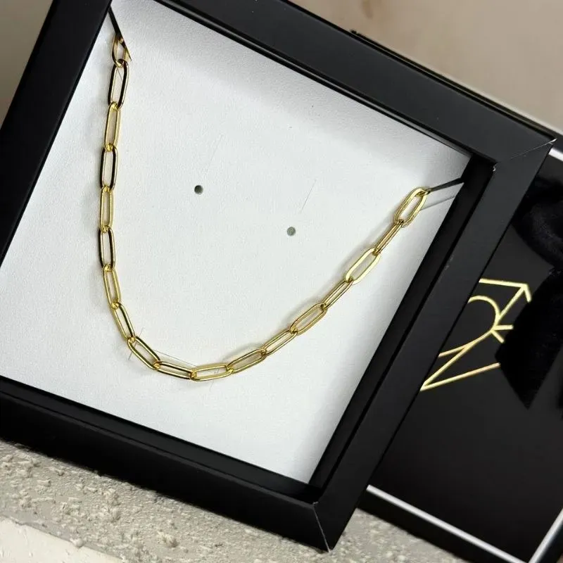 Corrente Masculina Banhada a Ouro - 60cm - Clássica