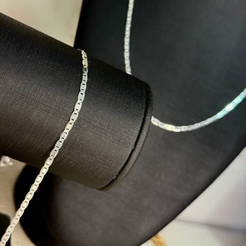 Pulseira Masculina Prata 925 - 21cm