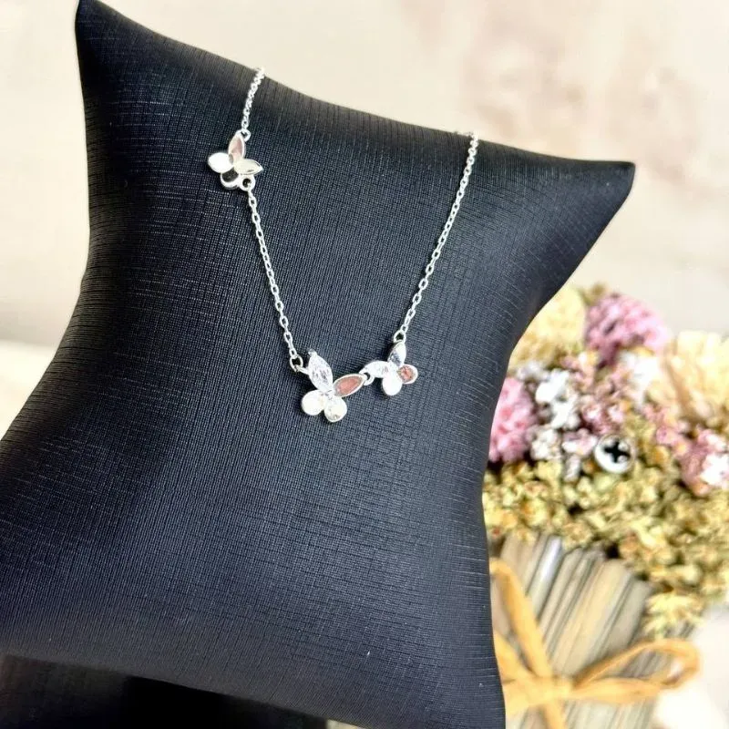 Pulseira Noelle - Borboletas - Prata 925 - 16cm