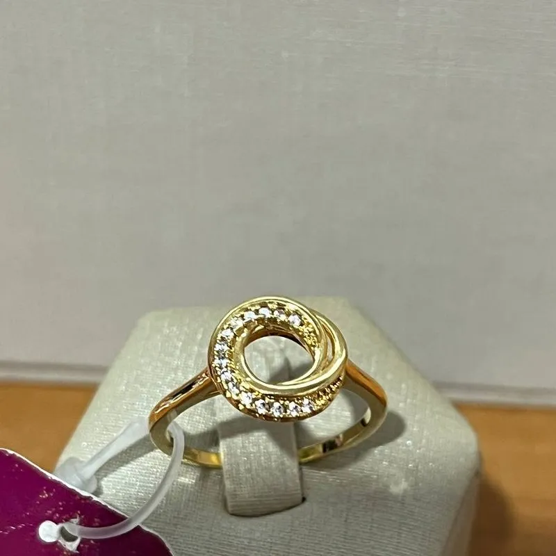 Anel Circulo Entrelaçado