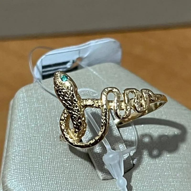 Anel Cobra Enrolada