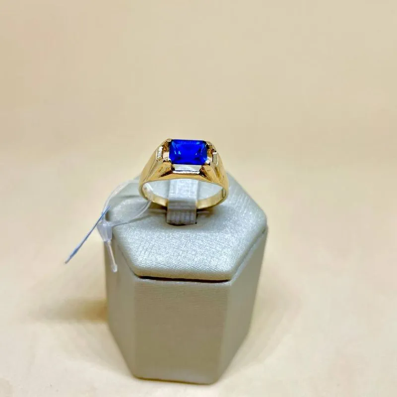 Anel Pedra Azul