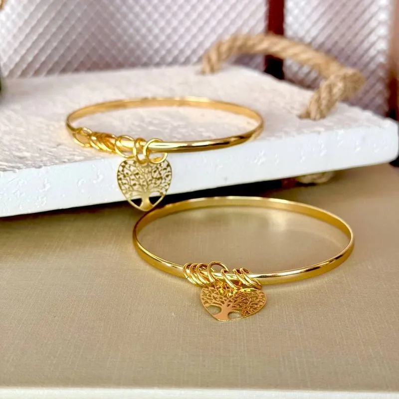 Bracelete Árvore da Vida Banhado