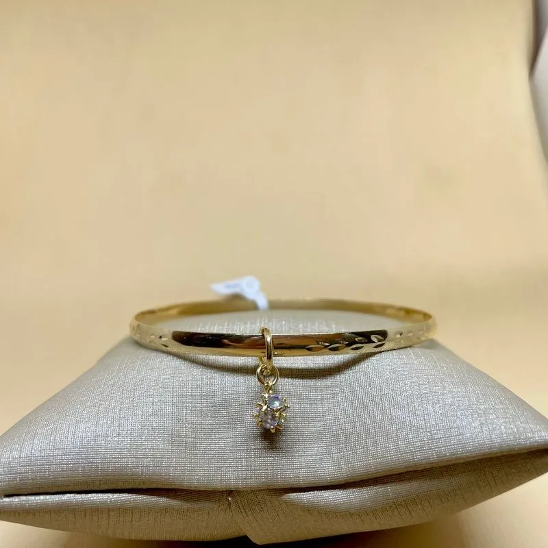 Bracelete com Quadrado de Cristal