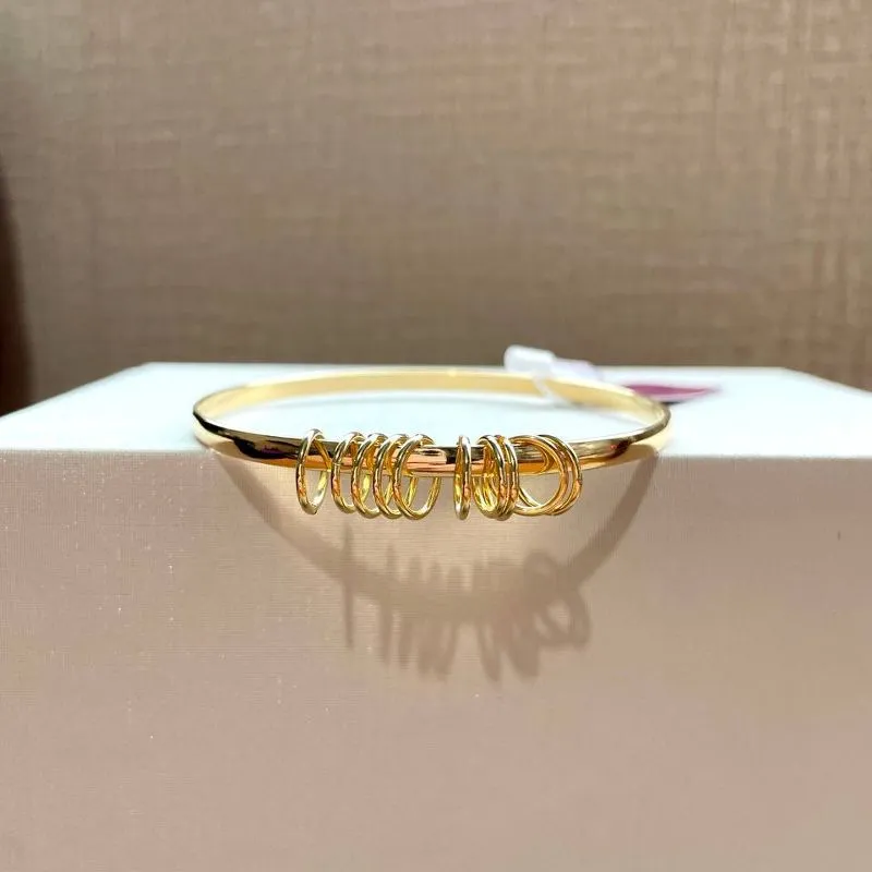 Bracelete Liso c/Argolas