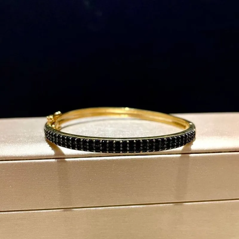 Bracelete Pedras Negras