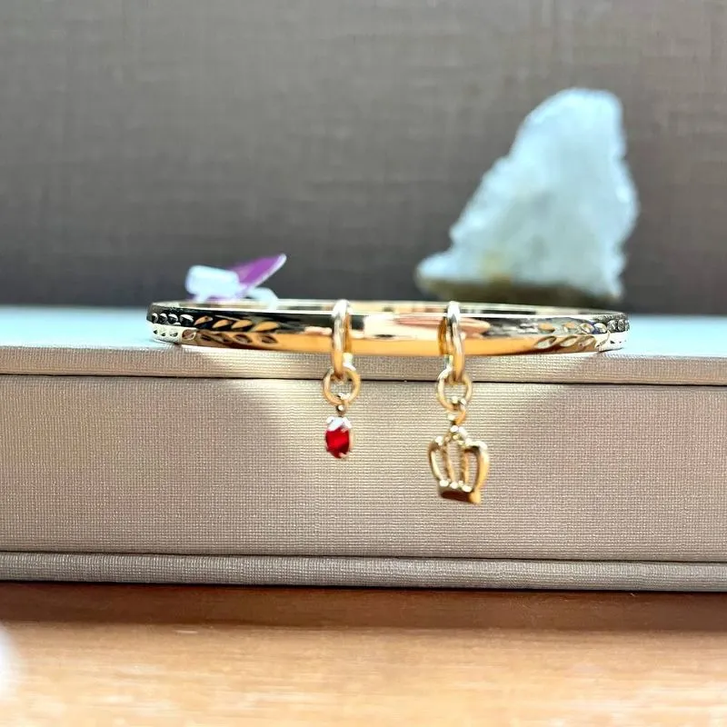 Bracelete Rubi e Coroa