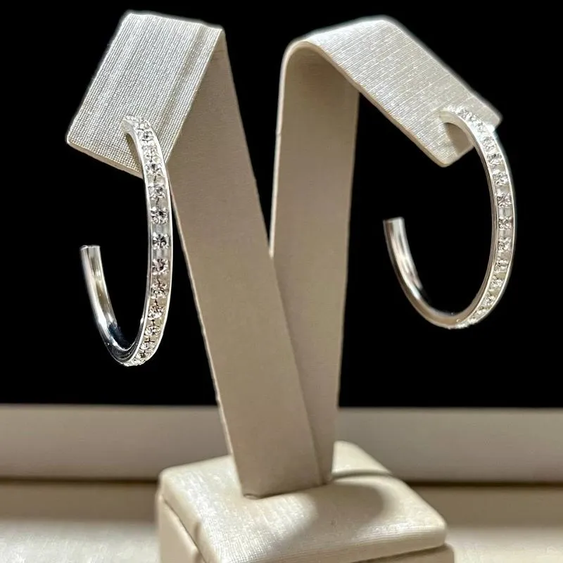 Brinco Argola com Strass