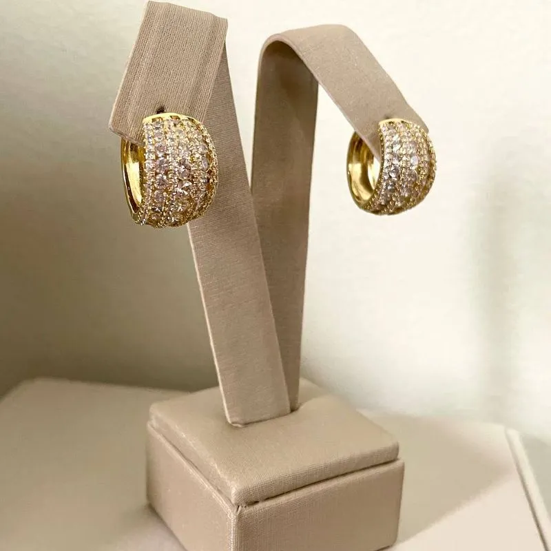 Brinco Argola Crav Zirconia