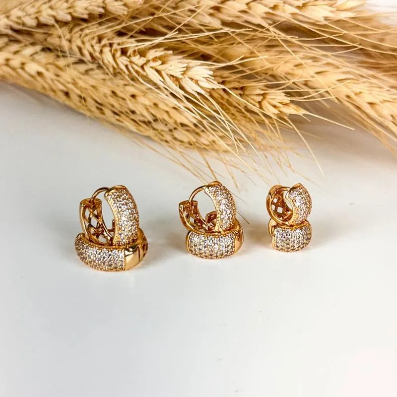 Brinco Argola Zirconia P