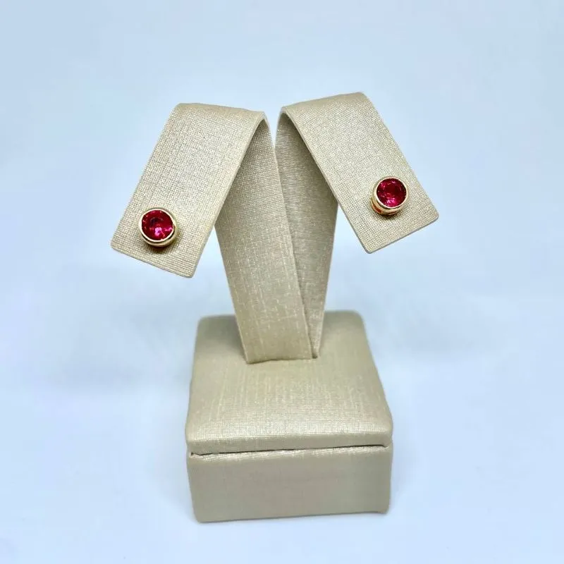 Brinco Bolinha Rosa