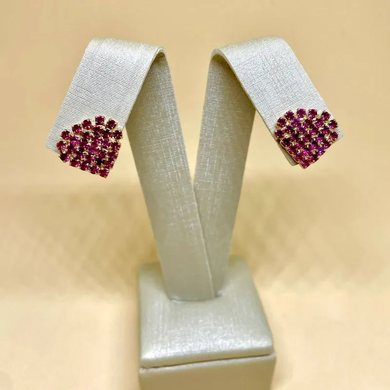 Brinco Coração Strass