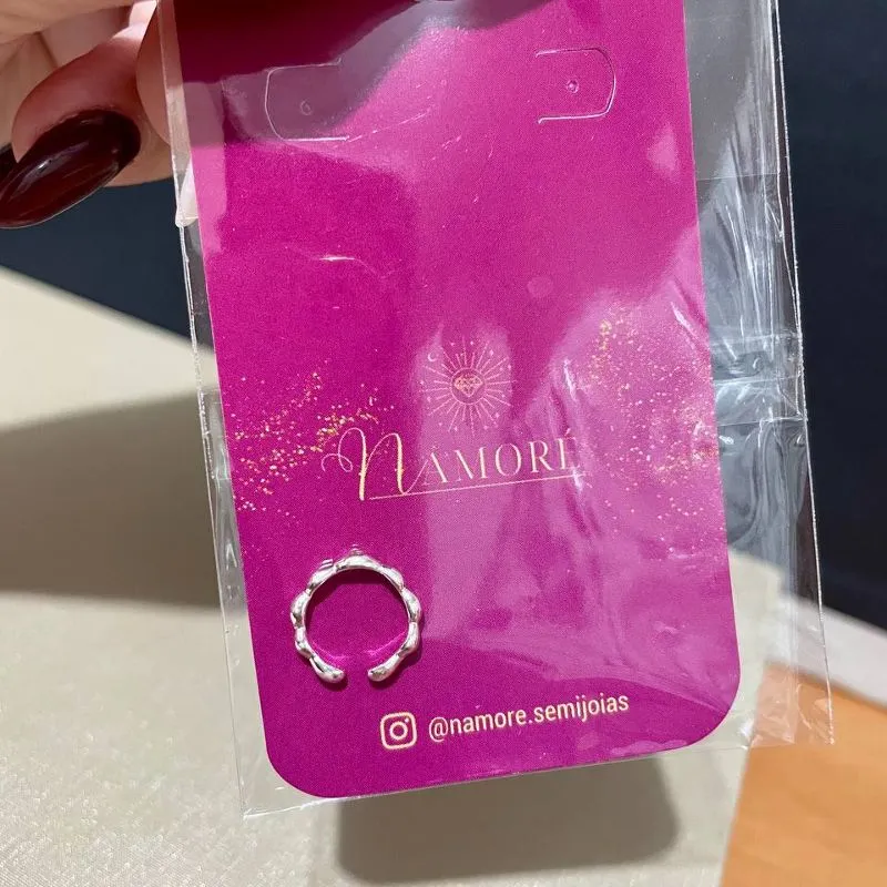 Brinco Fake Ondulado Prata