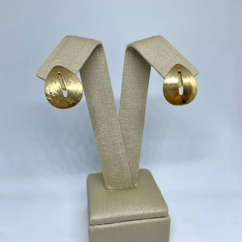 Brinco Gota Escovada