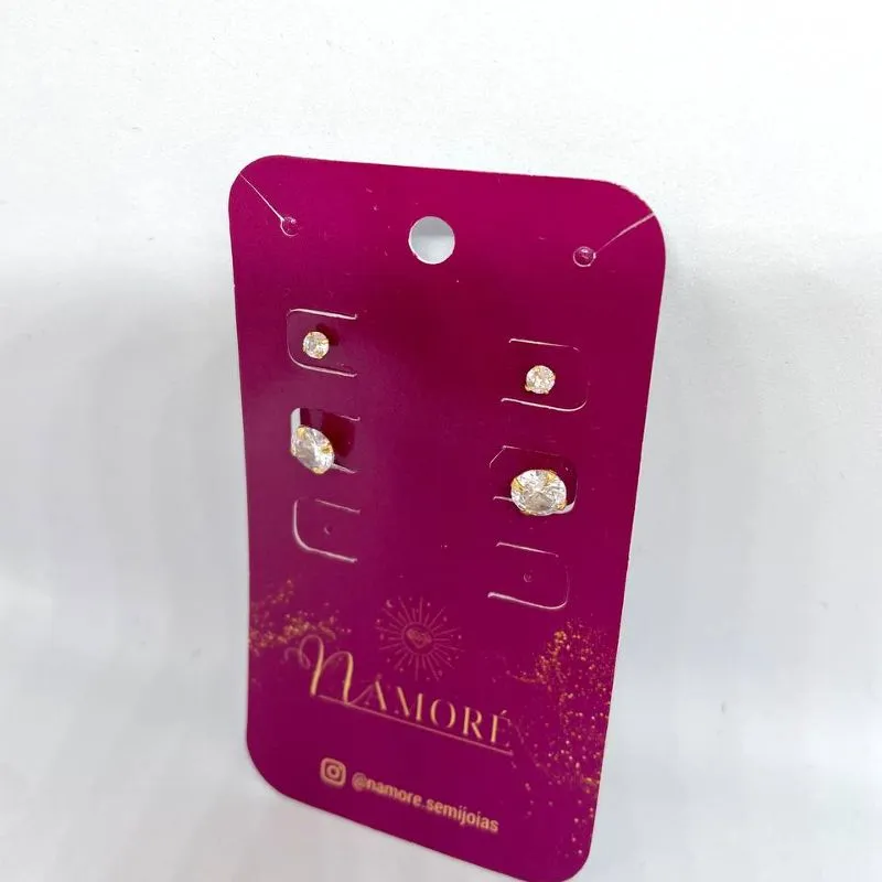 Brinco Zirconia Branca G