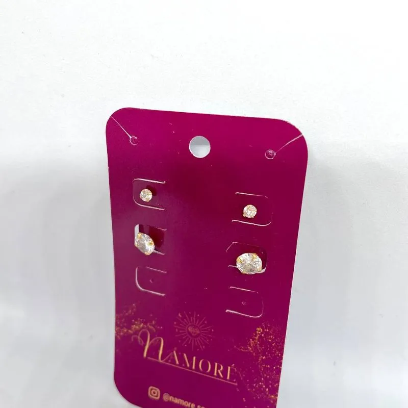 Brinco Zirconia Branca P