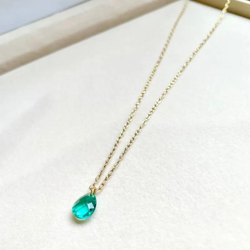Colar com PG Verde Gota