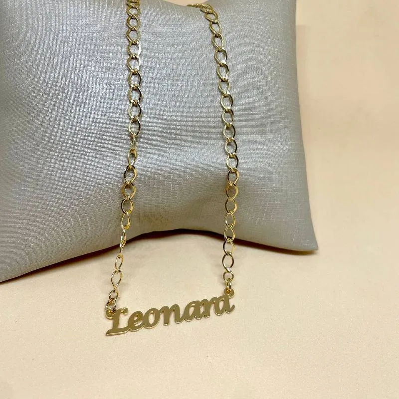 Colar Elo Tradicional com Nome Personalizado
